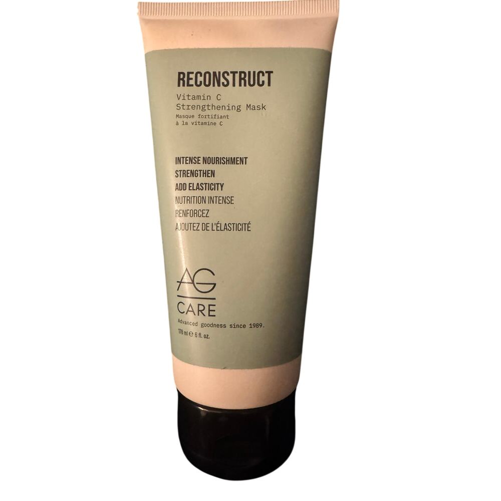 AG Care Reconstruct Vitamin C Strengthening Hair Mask Intense Nourishment - 6.Oz